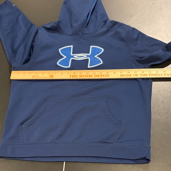 Under Armour Kids Navy Blue Hoodie - Picture 5 of 7